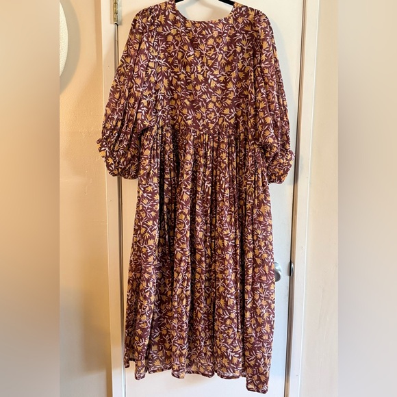 Daughters Of India Kyra Midi Dress in Sumac - Picture 4 of 6